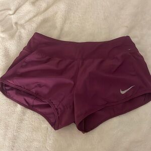 maroon color,small ,Nike athletic shorts